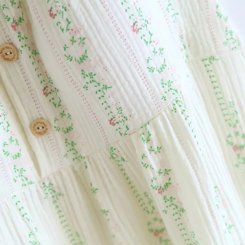 The Bloom Nightgown - 100% Muslin Cotton