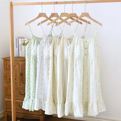 The Bloom Nightgown - 100% Muslin Cotton
