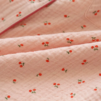 The Cherry - 100% Muslin Pajama Cotton