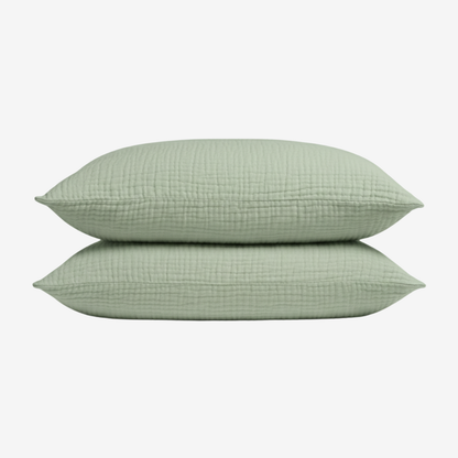 Muslin Pillowcase Set (2 Pieces) – 100% Muslin Cotton