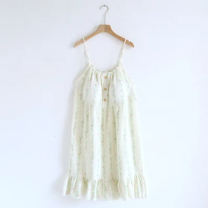 The Bloom Nightgown - 100% Muslin Cotton