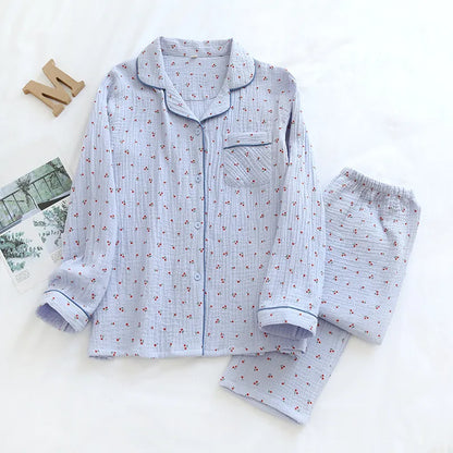 The Cherry - 100% Muslin Pajama Cotton