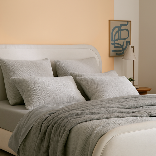 Muslin Pillowcase Set (2 Pieces) – 100% Muslin Cotton