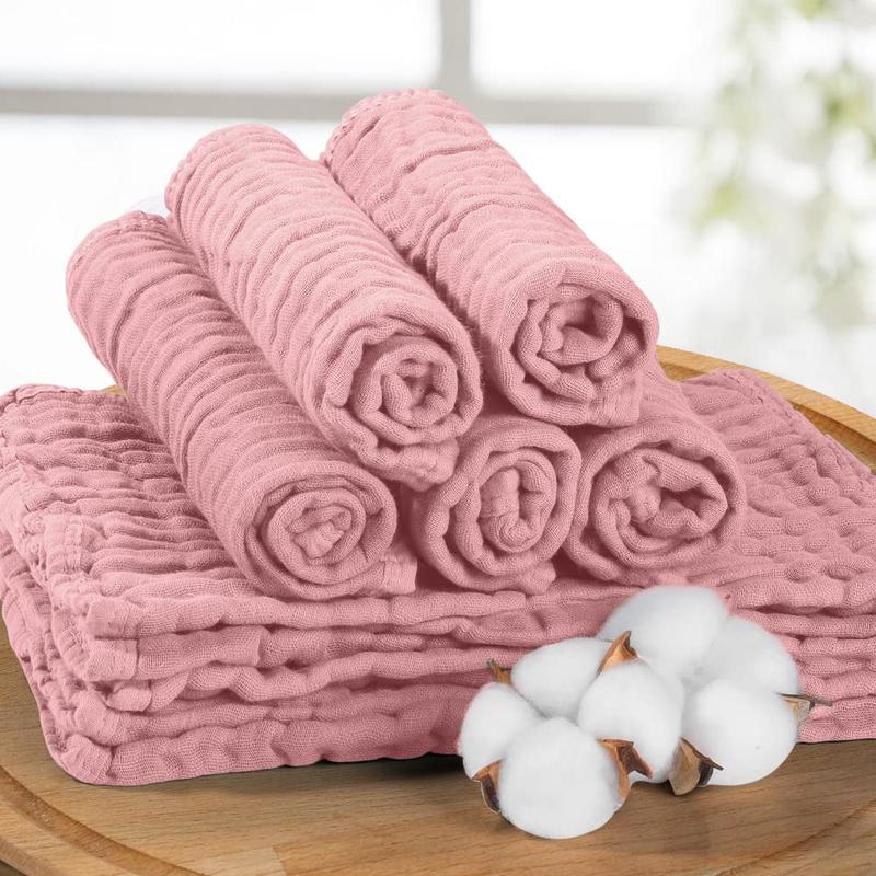 The Muslin Burp Cloths - 100% Muslin Cotton